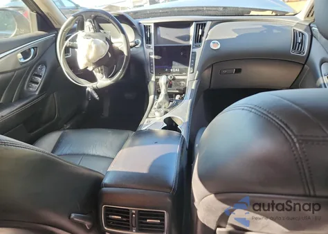 2015 Infiniti Q50 Base z USA, uszkodzony, nr VIN JN1BV7AP0FM357228